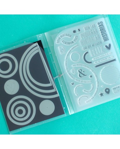 Carpeta almacenamiento Kimidori Colors 6x8" Puntos Blancos