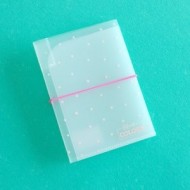 Carpeta almacenamiento Kimidori Colors 4x6" Puntos Rosa