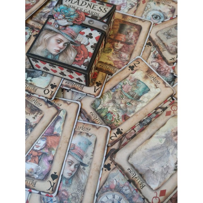 Pad 12x12" Bellaluna Crafts con 12 papeles doble cara Madness Poker Cards