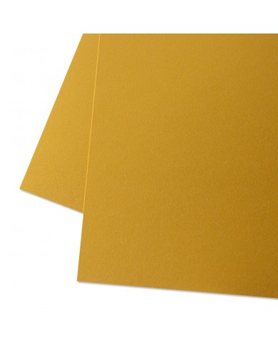 Cartulina PREMIUM Perlada Mintopía 12"x12" Shimmer Oro
