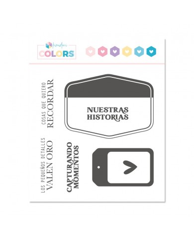 Sello Kimidori Colors Label y tag