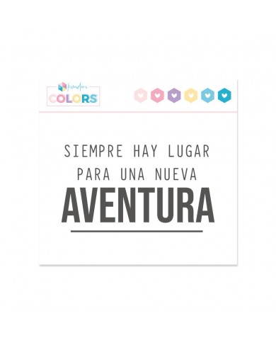 Sello Kimidori Colors Siempre hay lugar SEKM000099