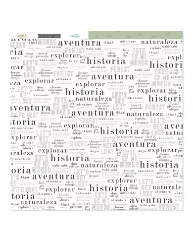 Colección de Papeles Stack 30x30cmts SALVAJE de Mintopia