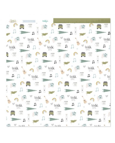 Colección de Papeles Stack 30x30cmts SALVAJE de Mintopia