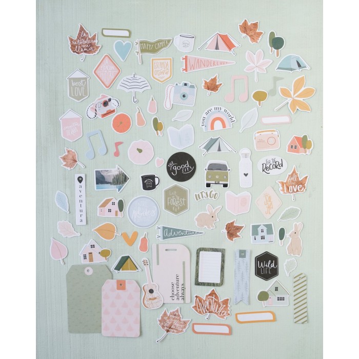 Die cuts o recortables colección Salvaje de Mintopia