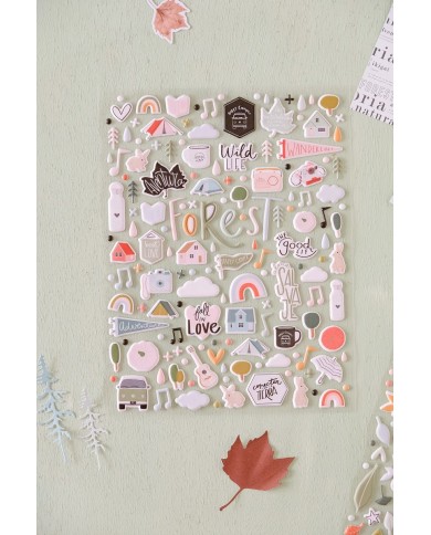 Pegatinas Puffy colección Salvaje de Mintopia