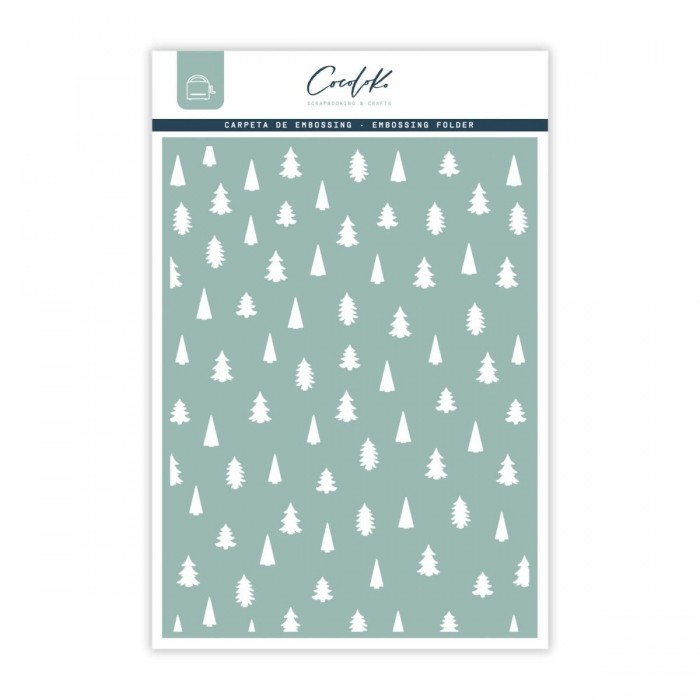 Carpeta de Embossing Trees Entrega Especial  Cocoloko