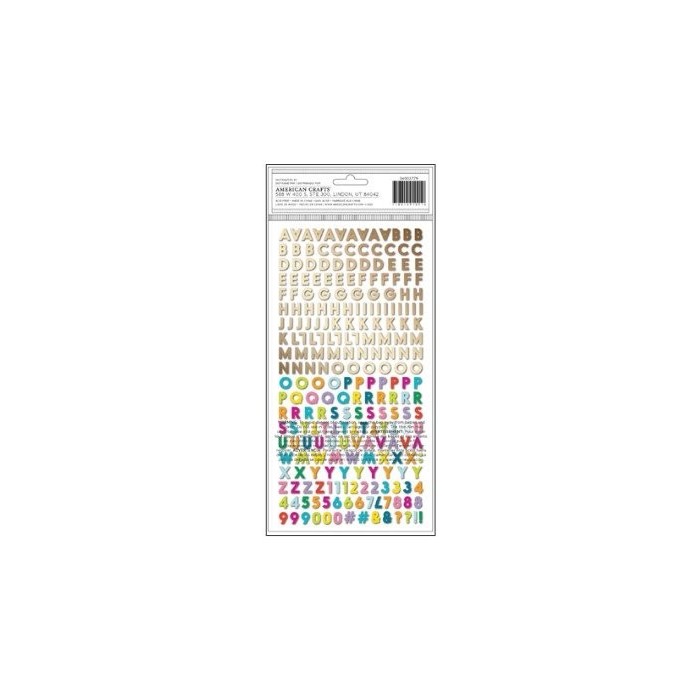Alfabeto Sticker con foam PAIGE EVANS – SPLENDID THICKERS ALPHA SET