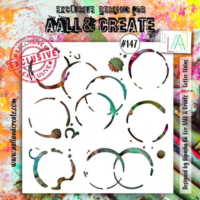 AALL&CREATE -STENCIL - 15x15cmts Nro147