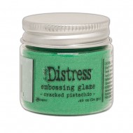 Polvo de Embossing (Glaze) -Cracked Pistacho
