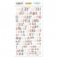 Alfabeto Puffy Lettering CELEBRATE de Mintopía