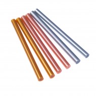 Barras de pegamento para pistola 7 mm colores metalicos