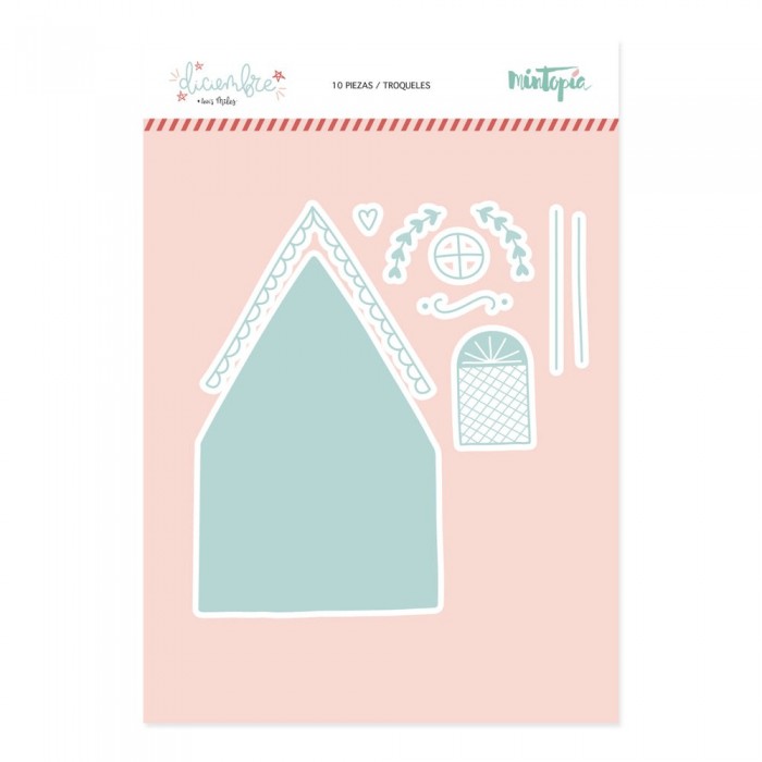 Troquel Diciembre de Mintopía Casita de jengibre VVMT012054