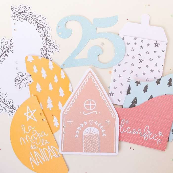 Set de separadores para album de navidad