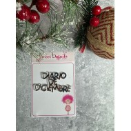 Adorno de metacrilato color espejo plata Diario de Diciembre