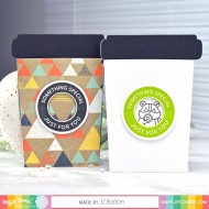 Sello Coffee Cup Sentiments Waffle Flower