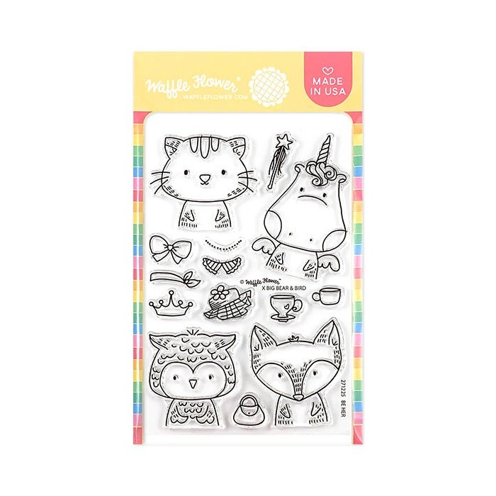 Sello Be Her Stamp Set Waffle Flower