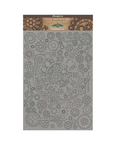 Carton pre recortado Stamperia Greyboard Cut-Outs A4 1mm Thick