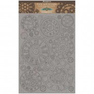 Carton pre recortado Stamperia Gears Sir Vagabond Greyboard Cut-Outs A4 1mm Thick