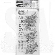 TIM HOLTZ Stamps and Stencil Set - THMM138