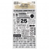 Transferibles Idea-Ology Remnant Rubs 2/Pkg Navidad