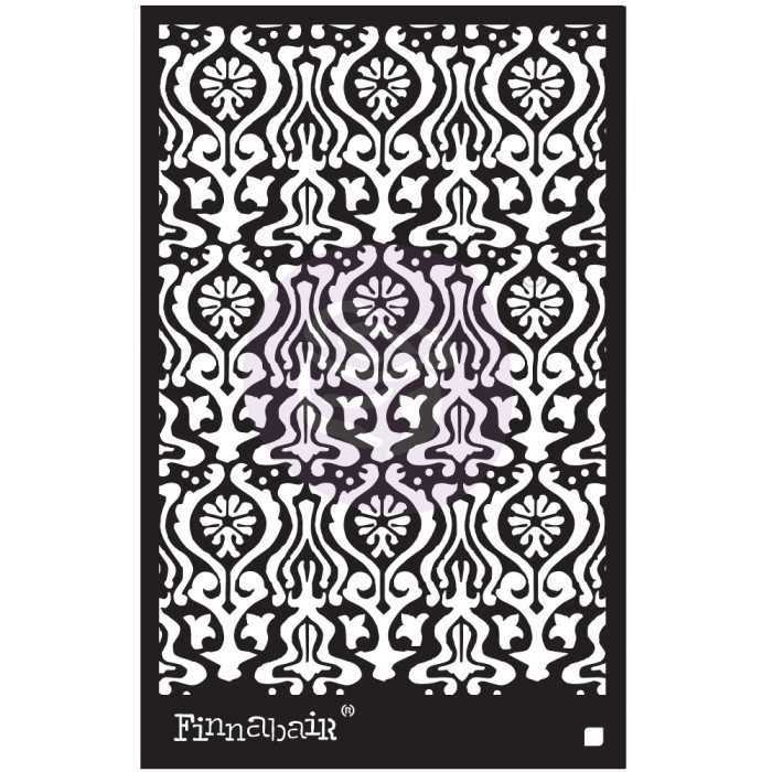 Stencil Finnabair Oriental Wall– 6″ X 9″