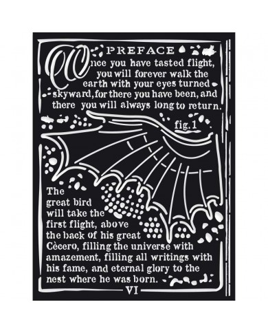 Stamperia Stencil 5.90"X7.87"