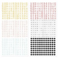 Stickers Mini Alfabeto Puffy Diciembre