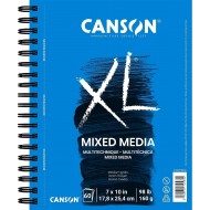 Canson XL Mixed Media Cuaderno espiral 7"X10"