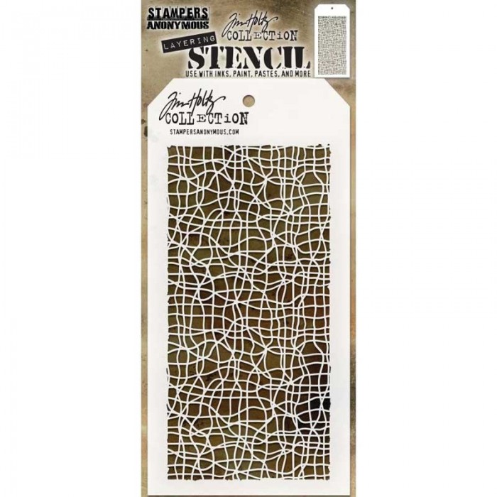 TIM HOLTZ STENCIL TANGLED