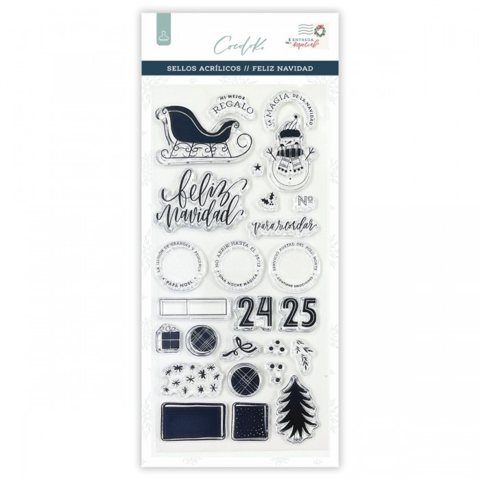 Sellos de Scrapbooking Feliz Navidad Cocoloko