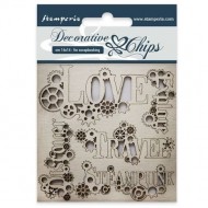Troquelados decorativos en chipboard o carton prensado SCB36