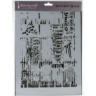 Stencil Dress my craft DMC04 tamaño A4