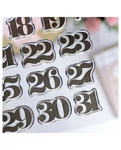 Set de sellos Calendario Aluacid