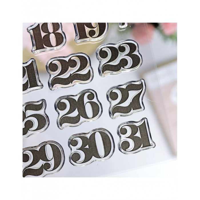Set de sellos Calendario Aluacid