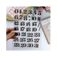 Set de sellos Calendario Aluacid