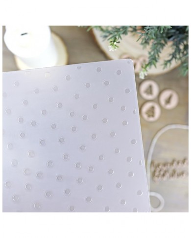 Carpeta de embossing Dots embossing folder - 'Mazapán' ACS/EBS023A