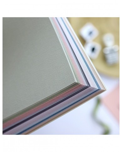 Bloc de papel sólido texturizado Celia 6x8 Bloc de papel sólido texturizado Celia 6x8