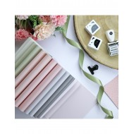 Bloc de papel sólido colores naturales para tarjeteria 6x8