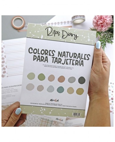 Bloc de papel sólido texturizado Celia 6x8 Bloc de papel sólido texturizado Celia 6x8