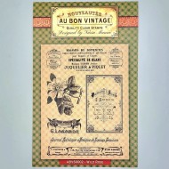 Sello acrílico A5 "Wild Rose"Au Bon Vintage ABVS0002