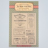 Sello acrílico A5 "Vintage Labels"Au Bon Vintage ABVS0001