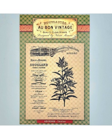Sello acrílico A5 "Tristan"Au Bon Vintage ABVS0006
