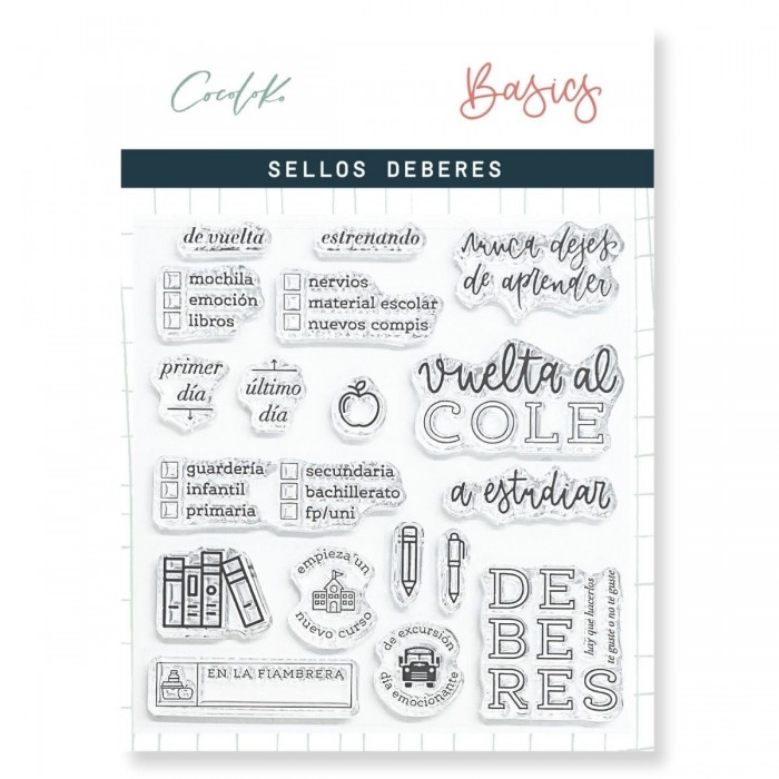 Sellos de Scrapbooking Deberes