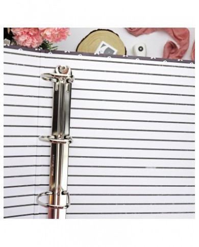 Carpeta 9x12 binder Corazones Aluacid