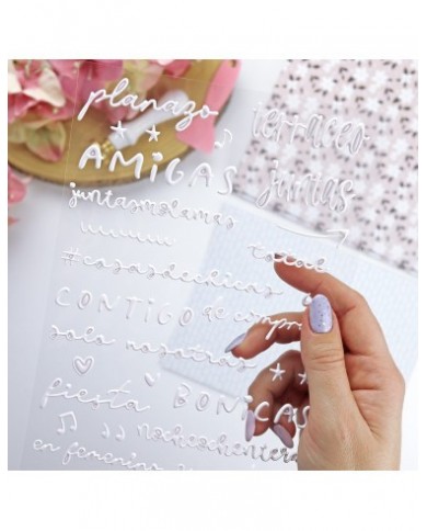 En femenino puffy stickers Aluacid