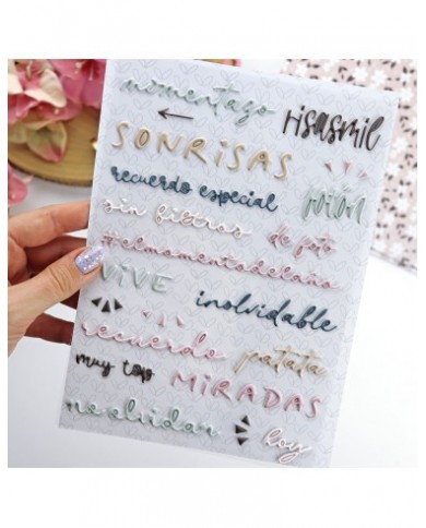 Sin Filtros Coloridas puffy stickers Aluacid