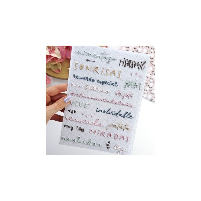 Sin Filtros Coloridas puffy stickers Aluacid