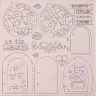 Chipboard 3 Shakers 30.50×30.5 cm Encantada