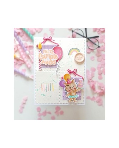 Troquel tarjeta de sellos Un día especial de Mintopía